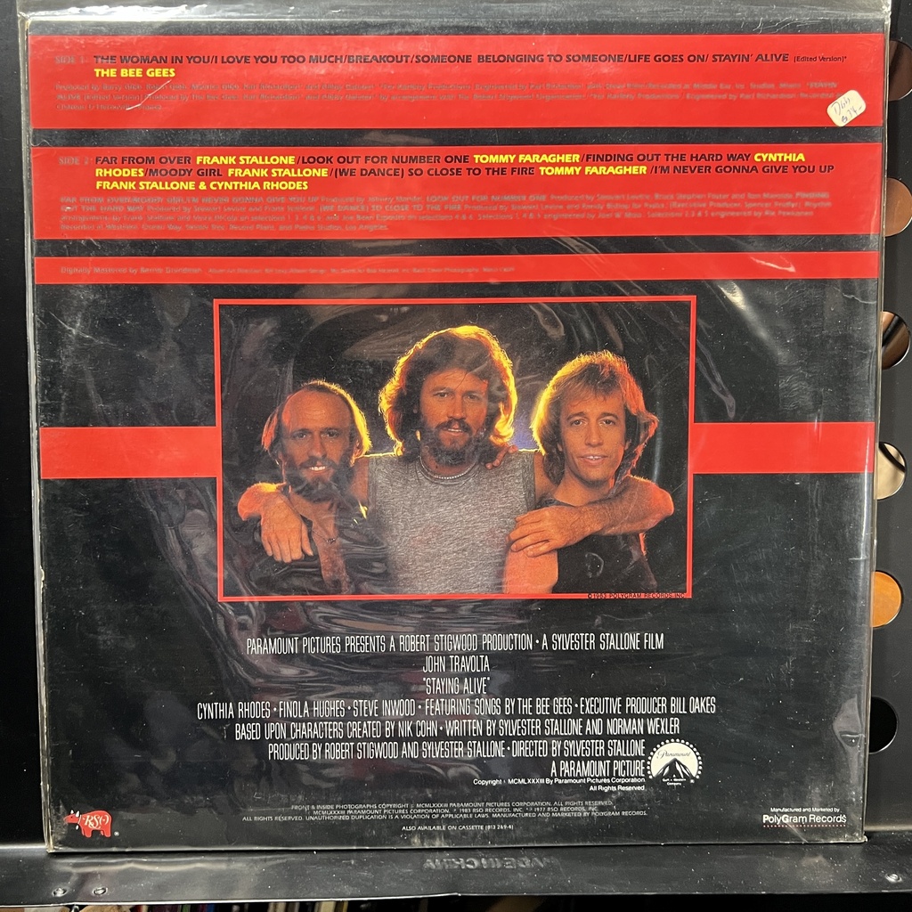 Staying Alive, The Original Motion Picture Soundtrack